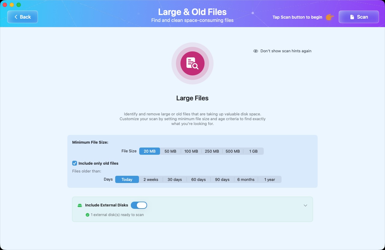 Find Large Files on Mac screenshot 2