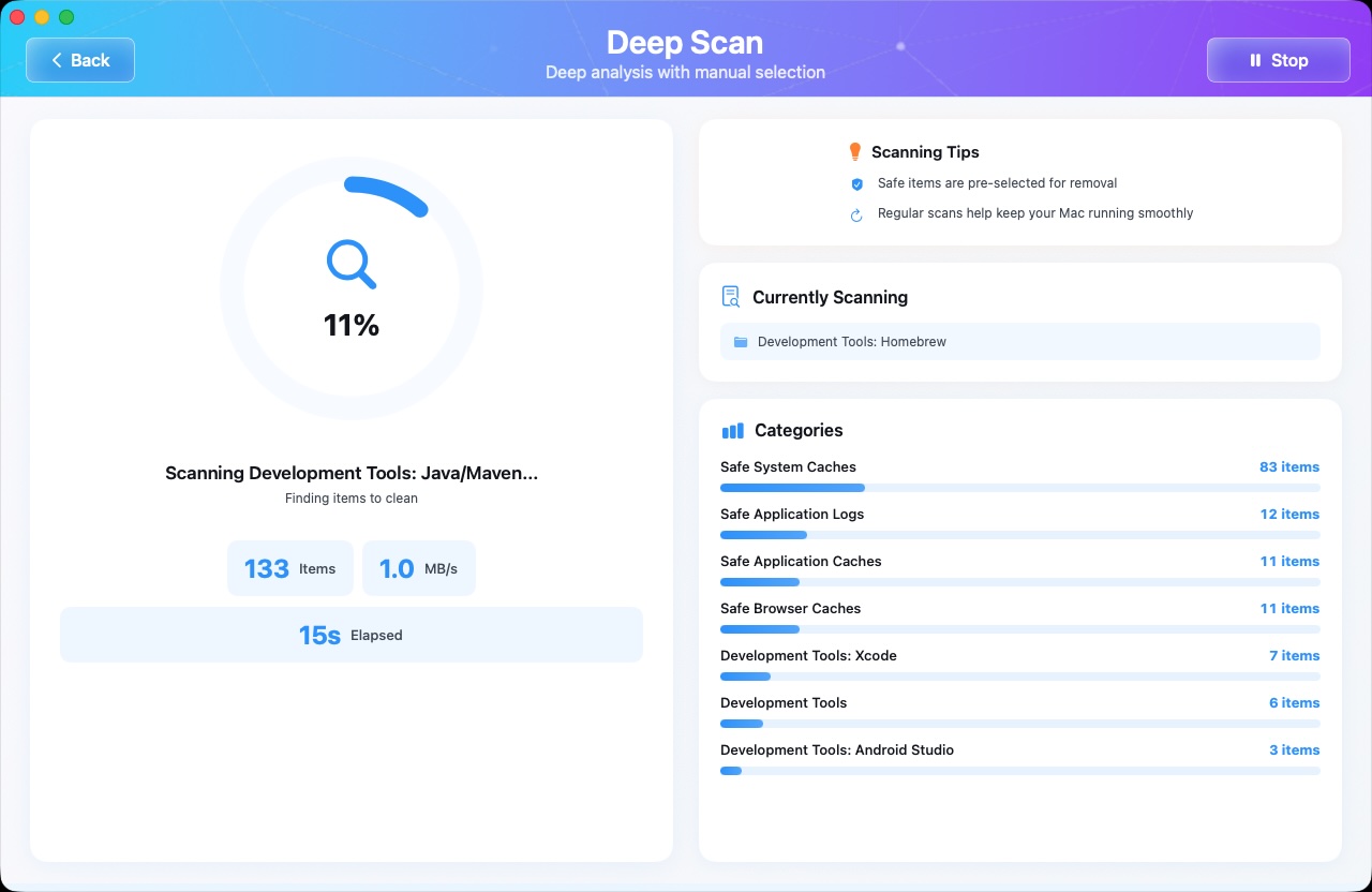 Deep Scan - Find Hidden Junk Files