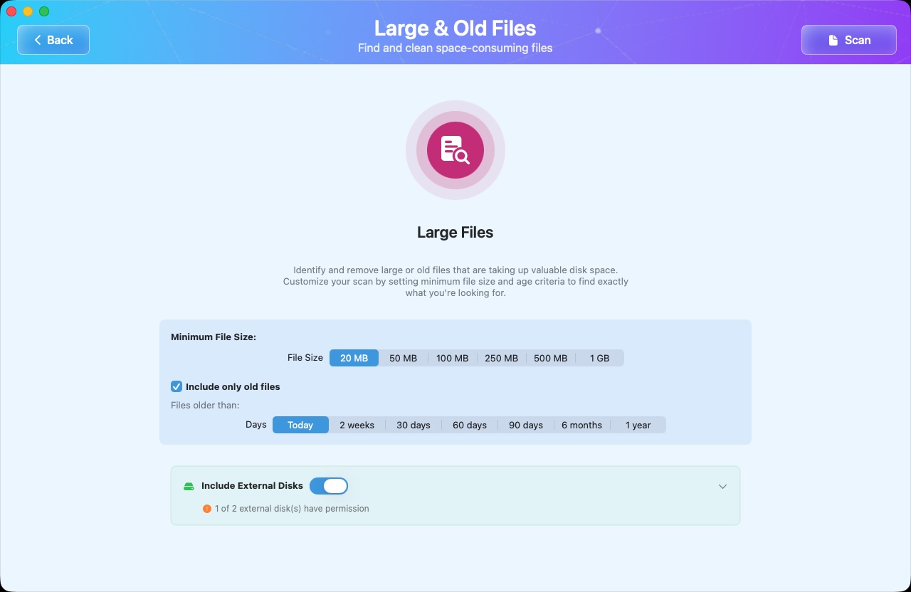 Find Large Files on Mac