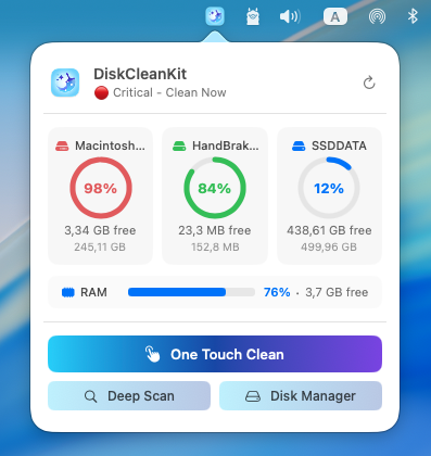 Mac Storage & RAM Widgets screenshot 3